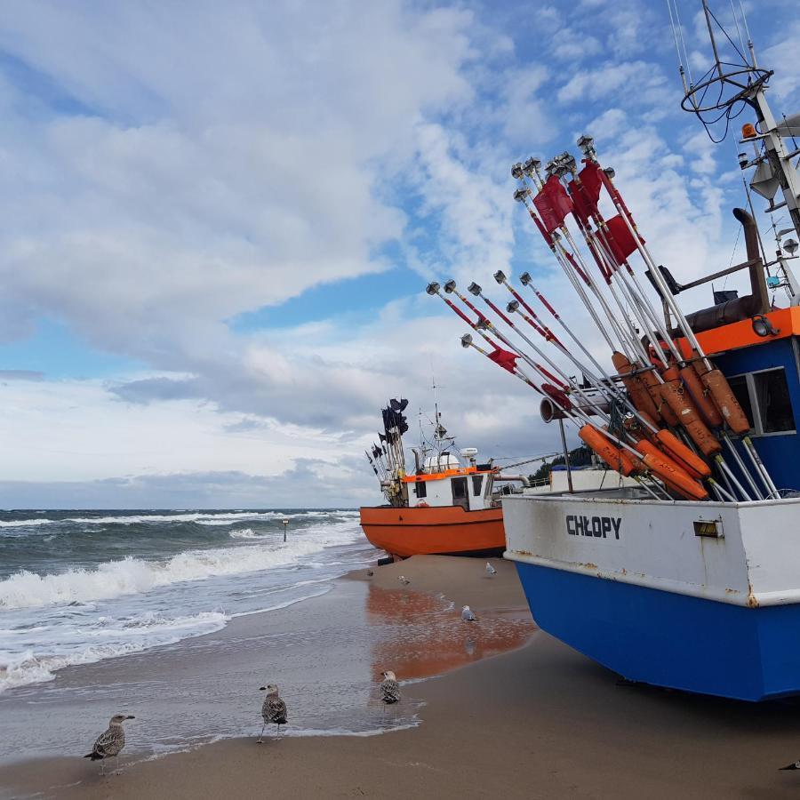 Osrodek Rodzinny "Pod Wydmami" Przy Plazy , Plac Zabaw , Rowery Sarbinowo Exteriér fotografie