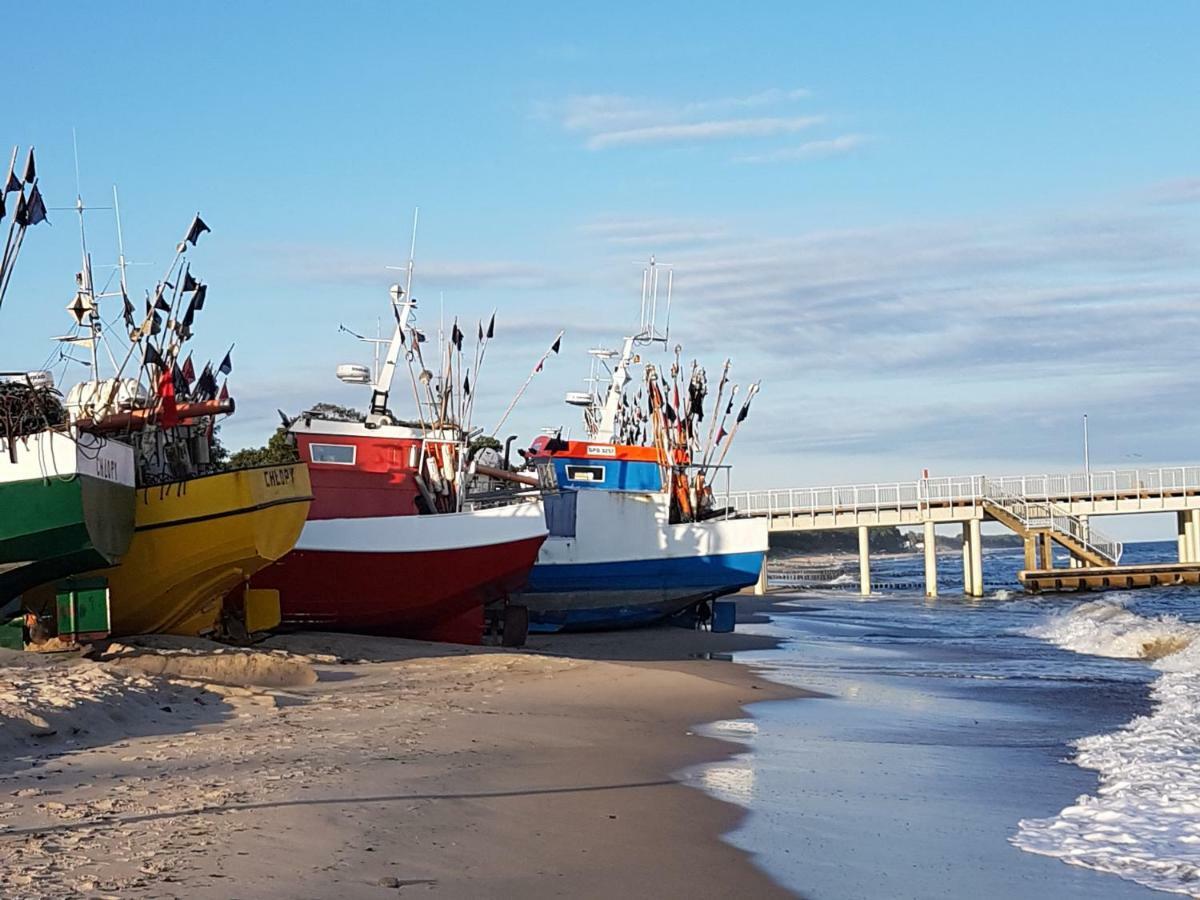 Osrodek Rodzinny "Pod Wydmami" Przy Plazy , Plac Zabaw , Rowery Sarbinowo Exteriér fotografie